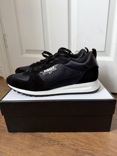 Dsquared2 black ds2 trainers - ds2,
