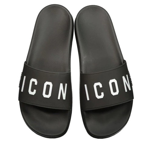 Unisex dsquared2 icon slides - icon,