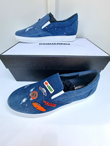 Dsquared2 denim paint splat - denim,