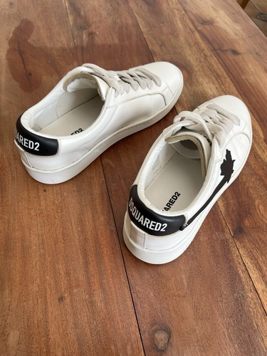 Dsquared2 white leather - dsquared2,