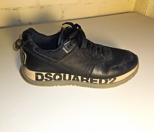 Dsquared2 icon black low top - icon,