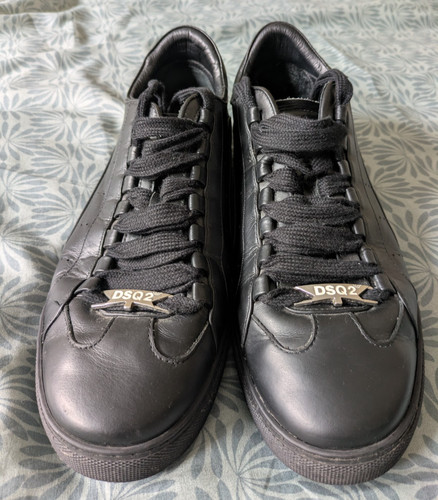 Dsquared black leather - dsquared,